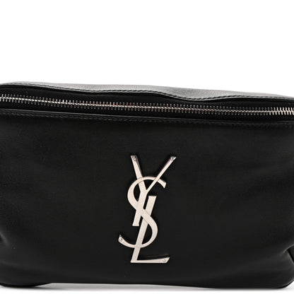 Lambskin Monogram Belt Bag  Black