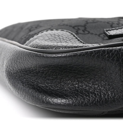 Nylon Monogram Belt Bag Black