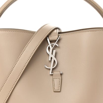 Shiny Calfskin Le 37 Small Bucket Bag Sea Salt