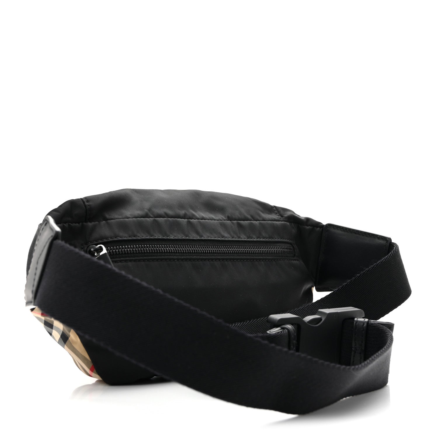 Nylon Vintage Check Sonny Bum Bag Archive Beige Black