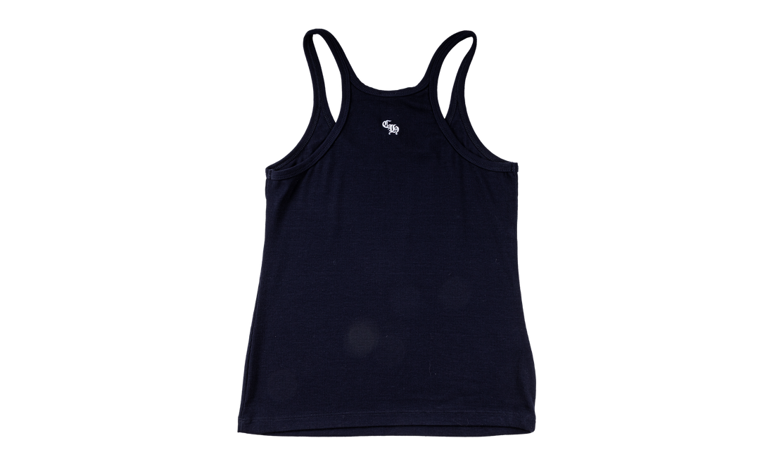 Bad Seed Embroidered Rib Tank Top WMNS "Navy" CHRM1531