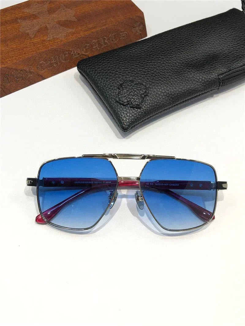 Chrome Hearts 8240 square-frame tinted sunglasses