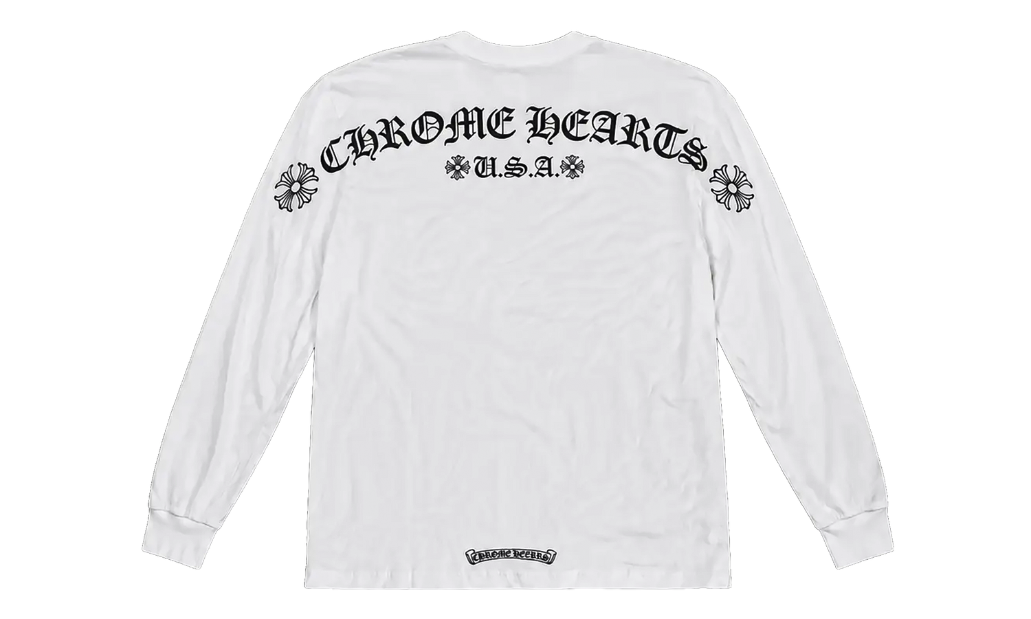 USA Script Logo Long Sleeve T-Shirt Tee "White" CHRM1588