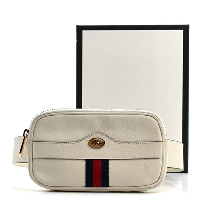 Grained Calfskin Ophidia Belted iPhone Case 75 30 White