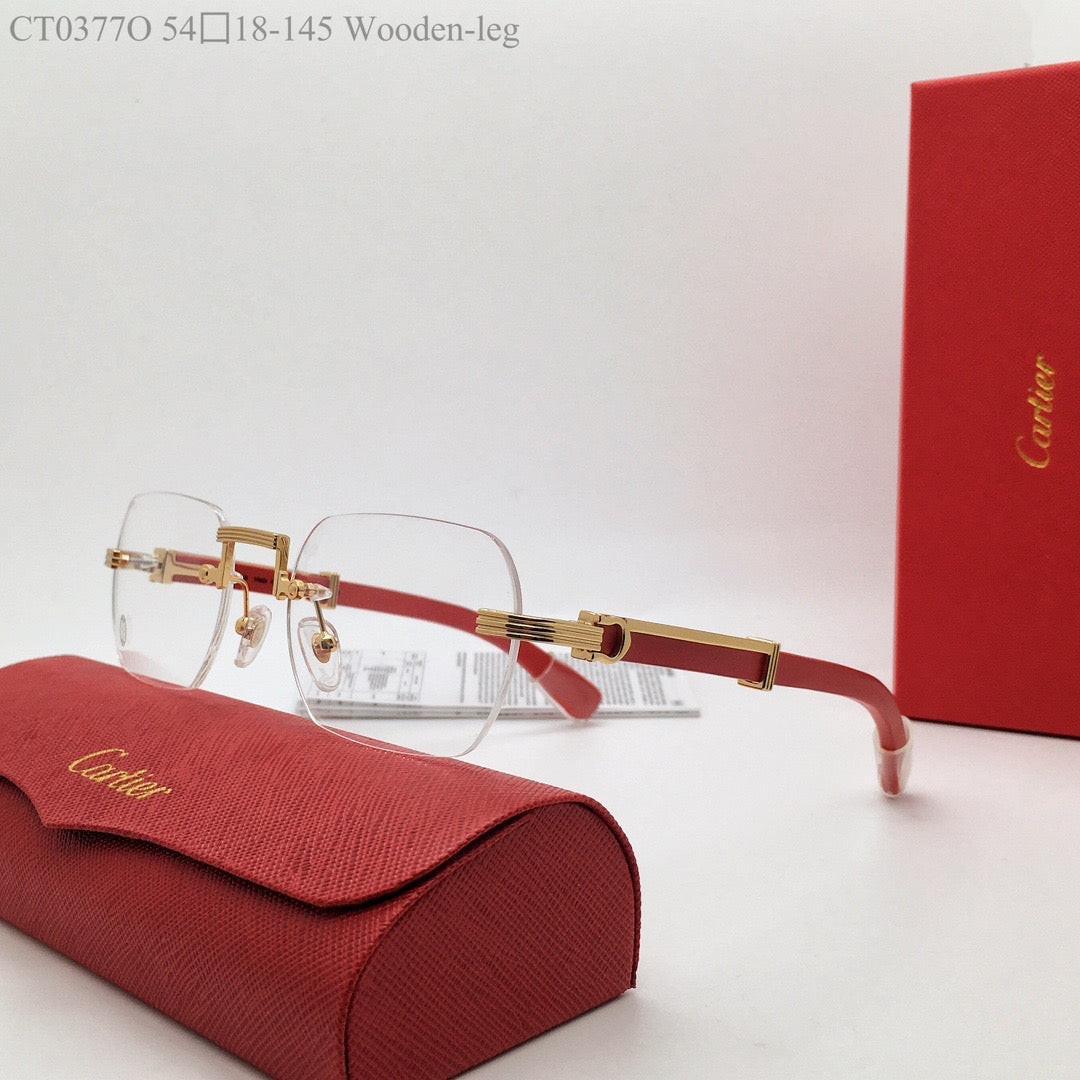 Cartier CT 0377O-NVt Optical Wooden frame 53-21-145  $2945 ✨