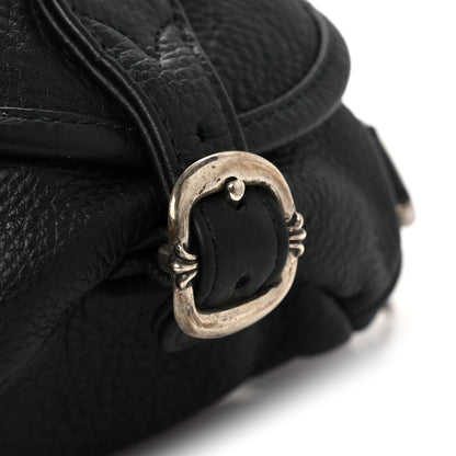 Grained Calfskin Mini Snat Pack Gunslinger Waist Bag Black