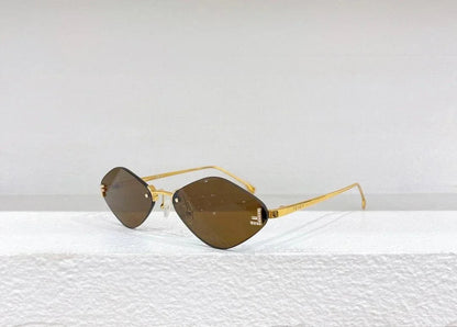 Fendi First FE6082US sunglasses in metal oval shape Women&