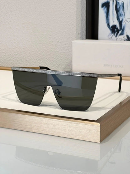 Jimmy Choo Leah Mask oversize-frame Sunglasses Women&