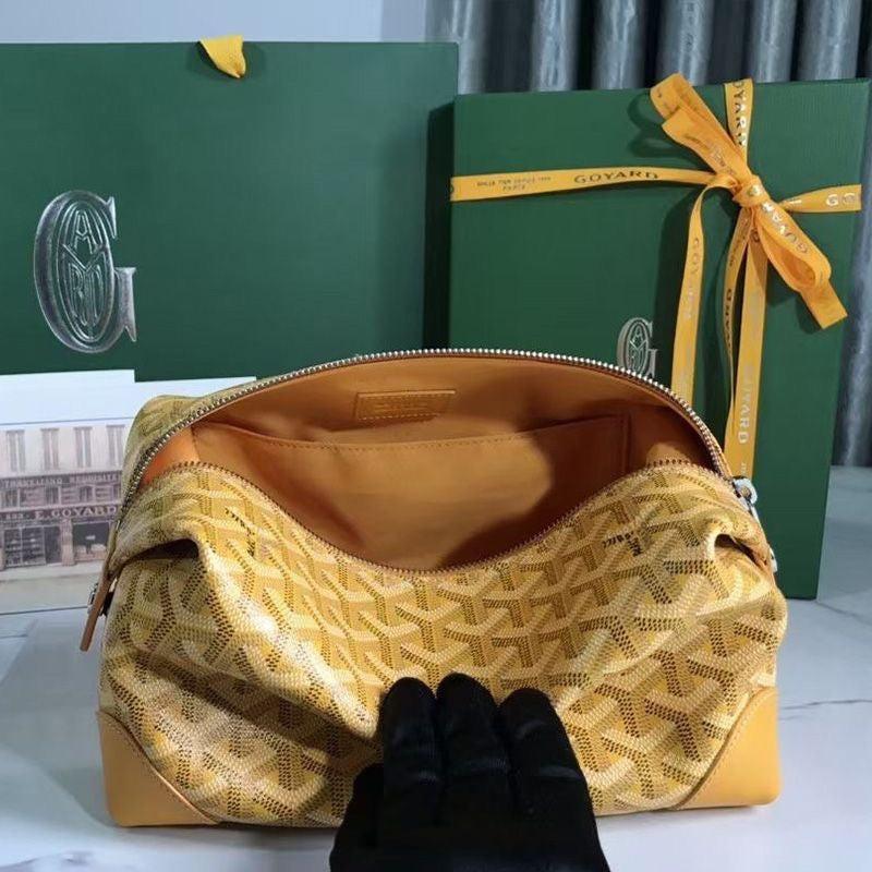 Goyard Bowling 25 Toiletry Bag In Goyardine Canvas✨