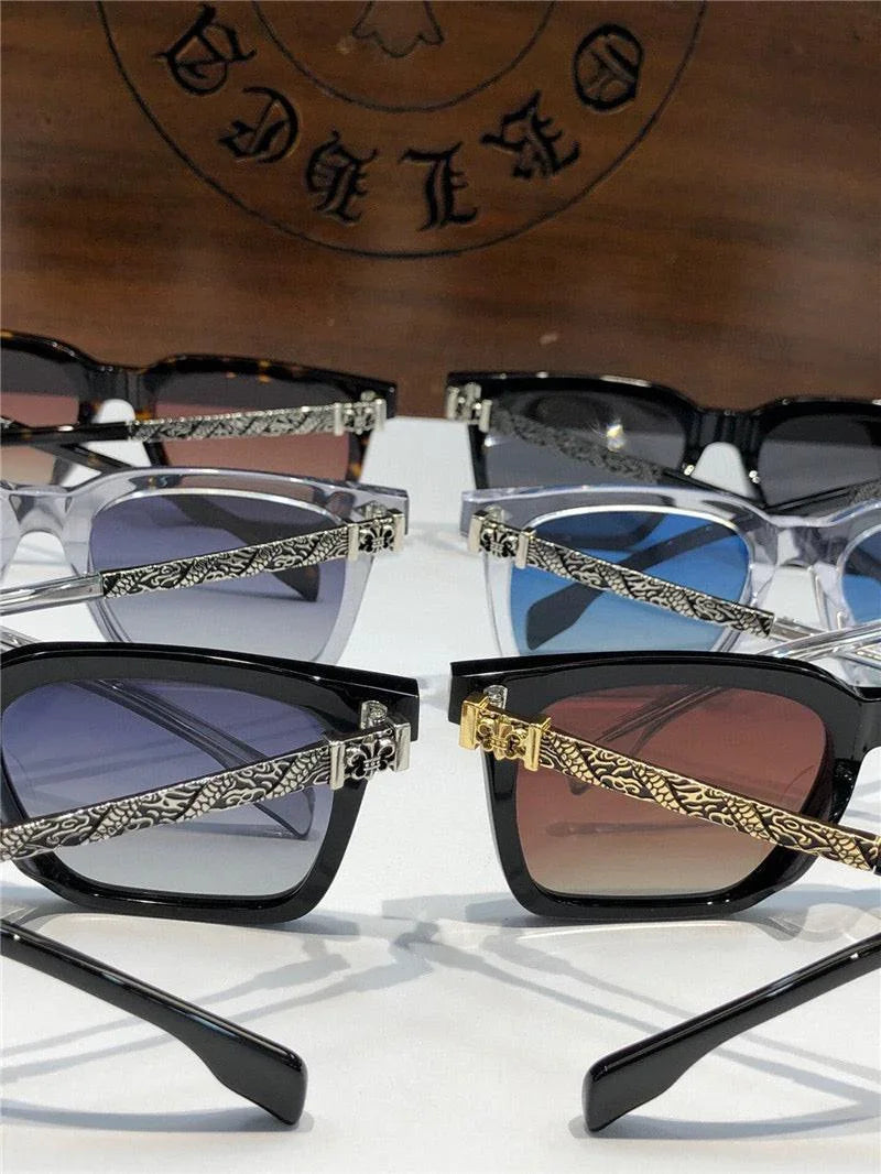 Chrome Hearts 8271 square-frame tinted sunglasses⚜️