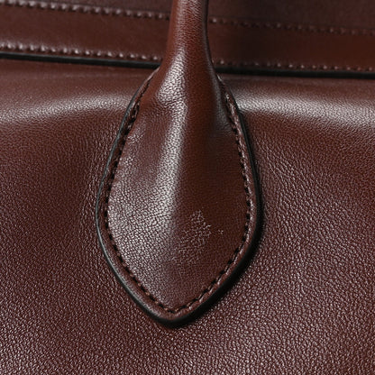 Supple Shiny Lambskin Large New Luggage Brick
