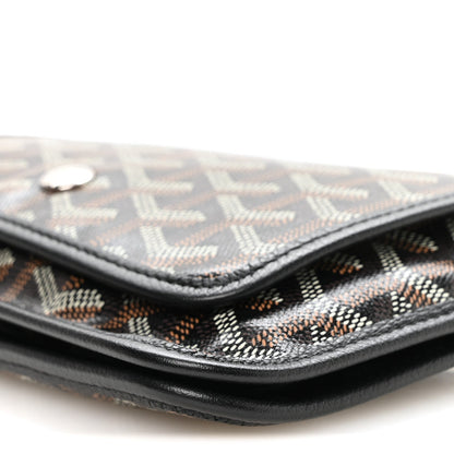 Goyardine Plumet Wallet Clutch Black
