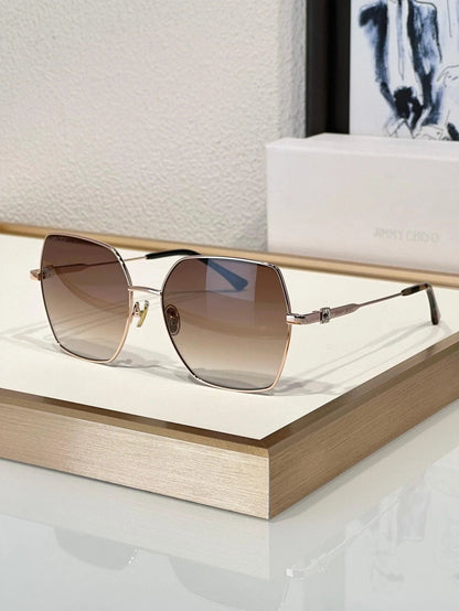 Jimmy Choo REYES/S Sunglasses with Glitter women&