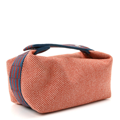 Wool Small Bride-A-Brac H Natte Pouch Tomette