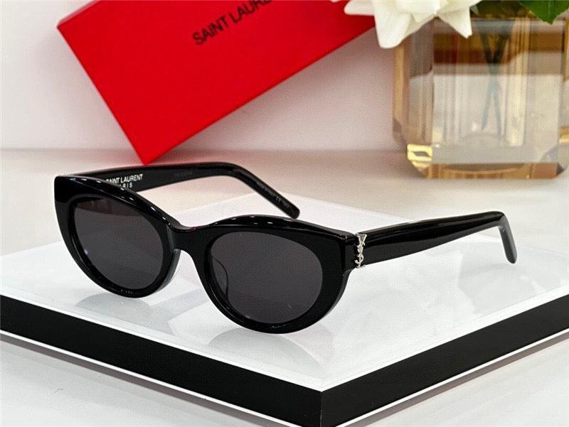 Saint Laurent Women's Monogram Hinge Narrow Cat Eye Sunglasses Women's ✨