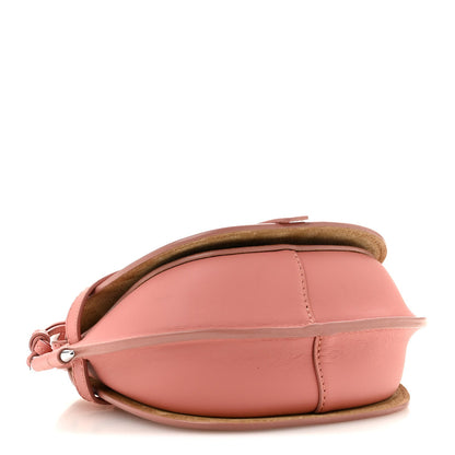 Calfskin Jacquard Mini Gate Dual Bag Peach Bloom