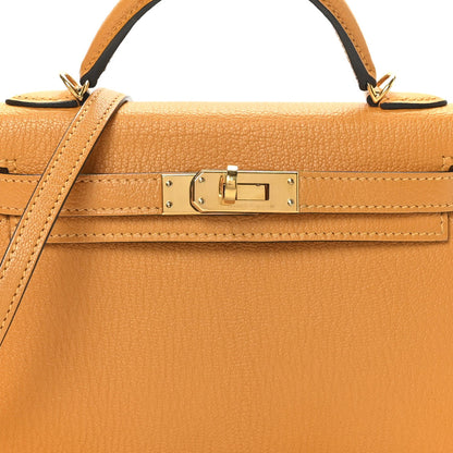 Chevre Chamkila Mini Kelly Sellier 20 Jaune D&