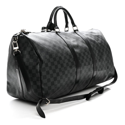 Damier Graphite Keepall Bandouliere 55