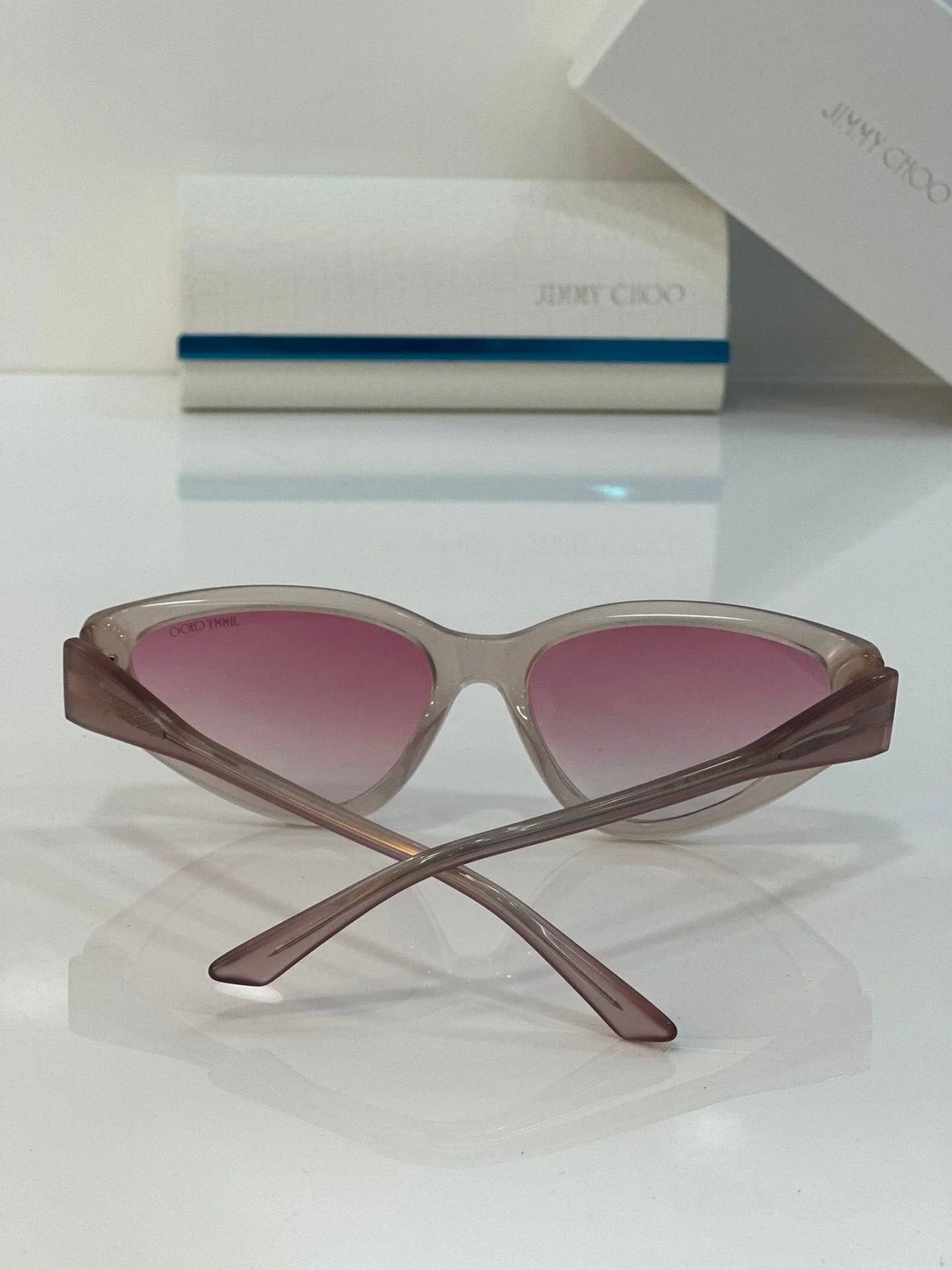 2024 Jimmy Choo JC5019 Cat Eye Sunglasses with Glitter women&