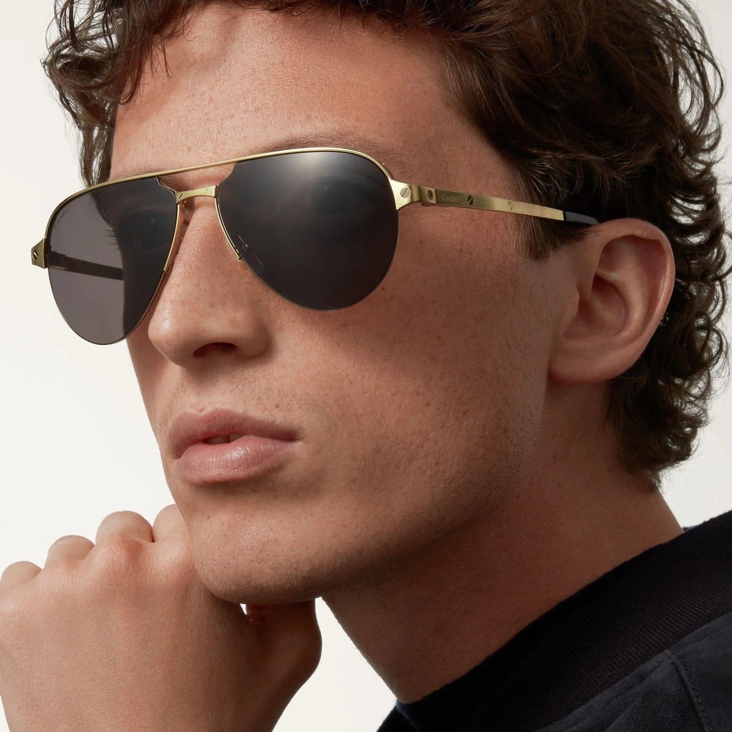 Cartier CT0386S 003 Sunglasses Men&