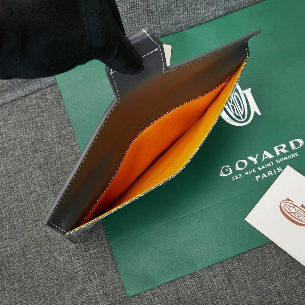 Goyard Camondo 2 Pouch In Goyardine Envelope Canvas Clutch✨