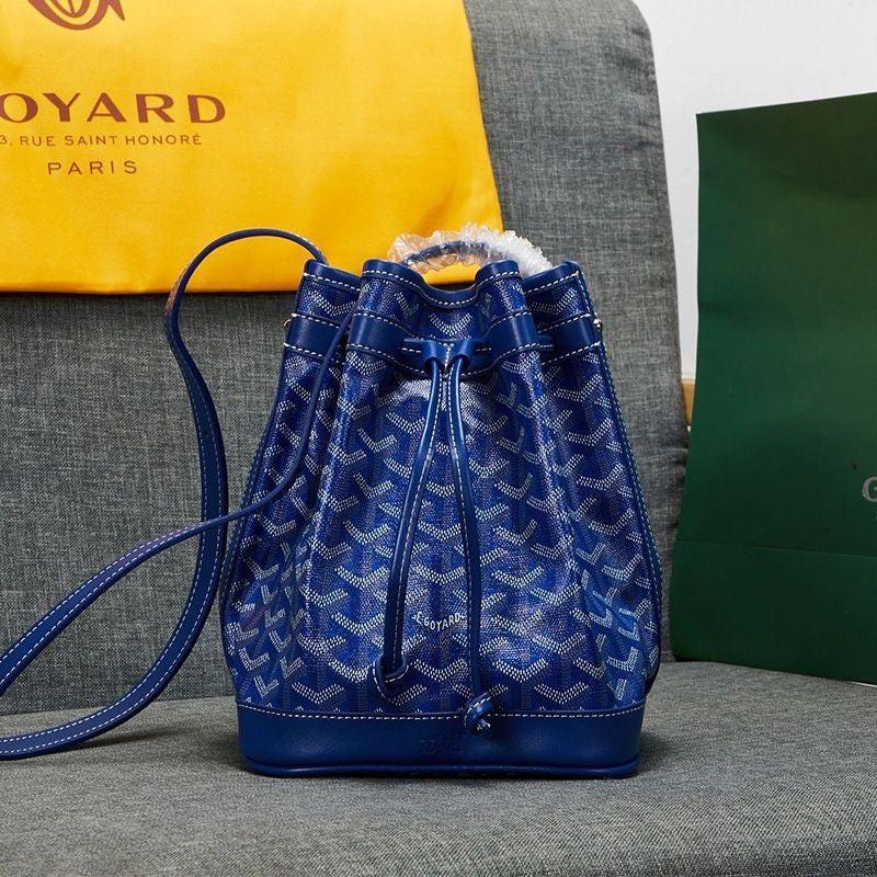 Goyard Petit Flot Bucket Bag In Goyardine Canvas Shoulder Bag ✨