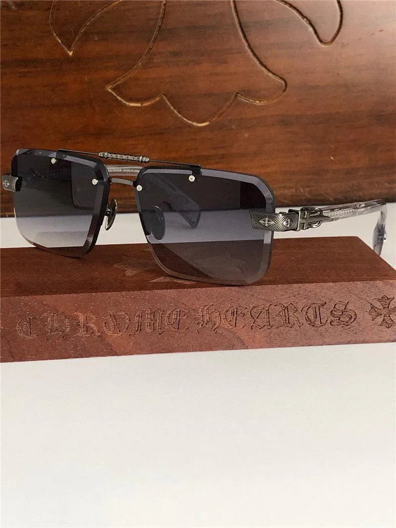 Chrome Hearts 8277 Shield Tinted Zeiss Lenses Sunglasses⚜️