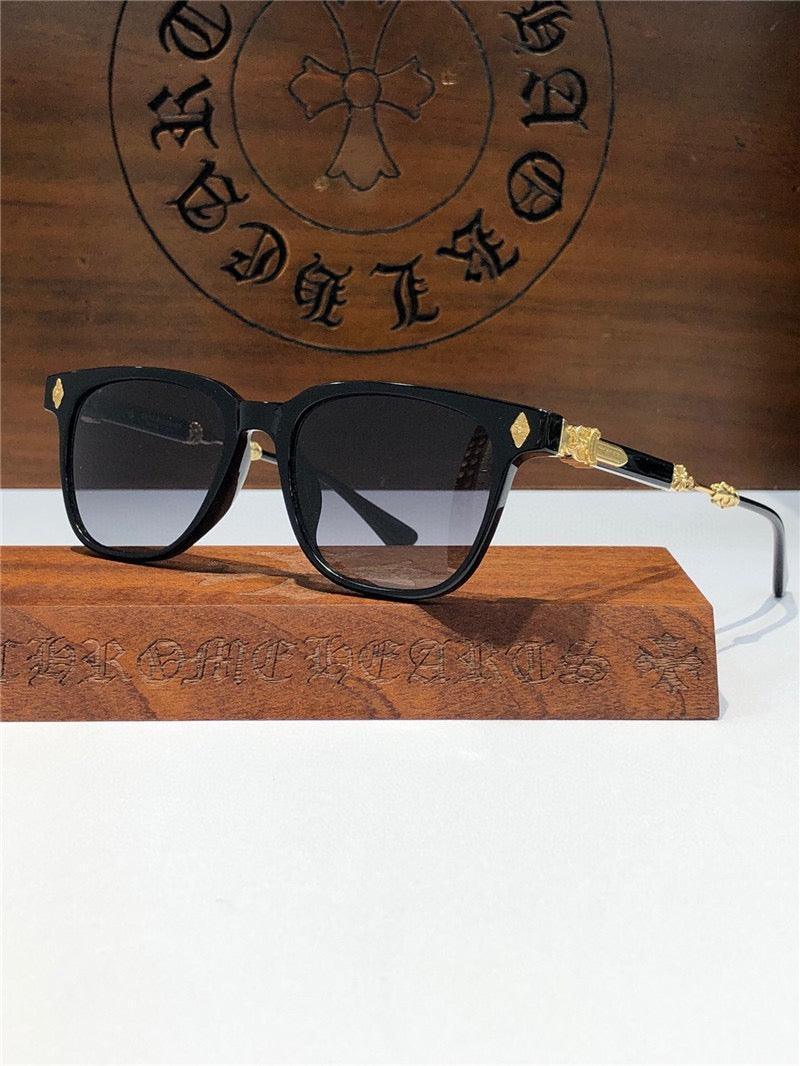 Chrome Hearts Sunglasses Frame Call Melice -Black-Gold-Silver ✨