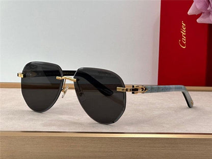 Cartier C DECOR CT0440S Wood frame Unisex Sunglasses 🐆