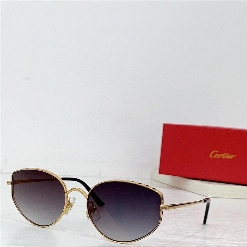 NEW Cartier metal frame sunglasses Panthere Women's s  0300S | 001 🐆