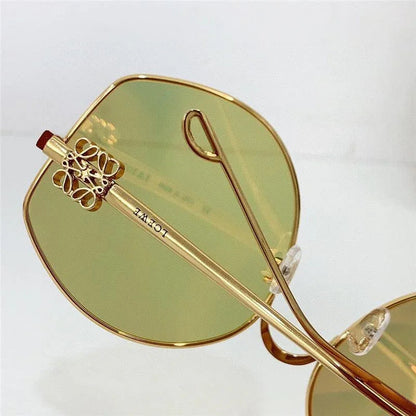 New Season 2024 LOEWE Oversize sunglasses in metal  🖤