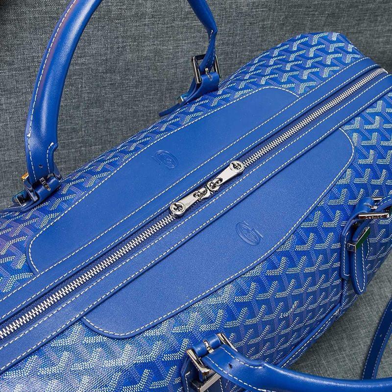 Goyard Boston 50 Bag In Goyardine Canvas Travel Bag Luggage ✨