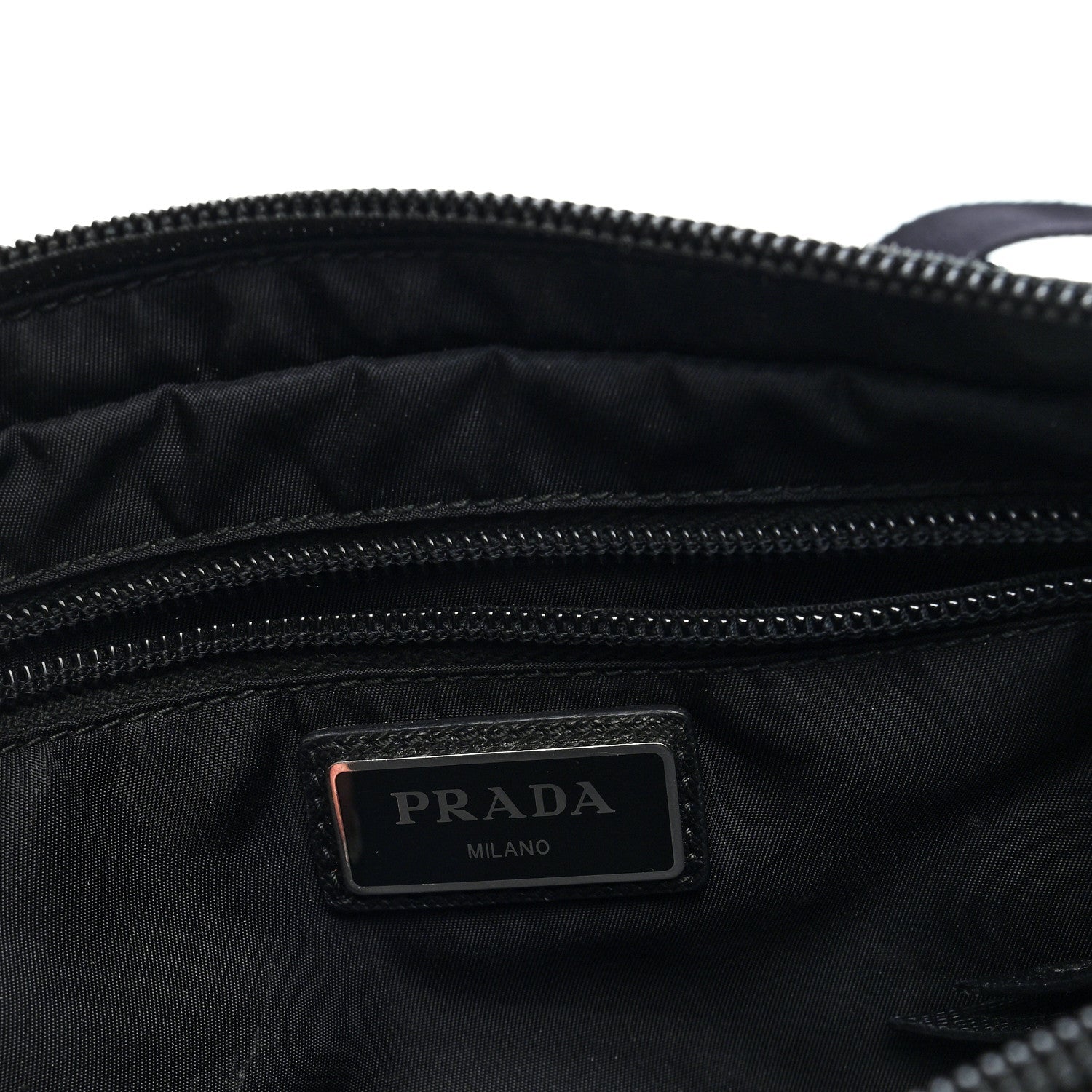 Tessuto Nylon Belt Bag Black