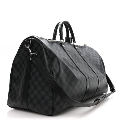 Damier Graphite Keepall Bandouliere 55