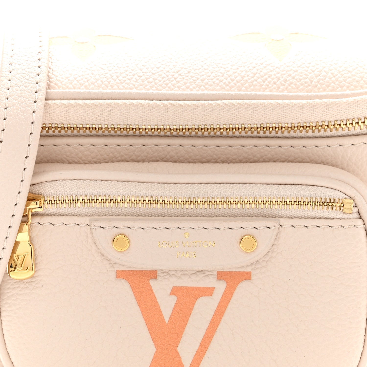 Empreinte Monogram Giant Mini By The Pool Bumbag  Cream Saffron