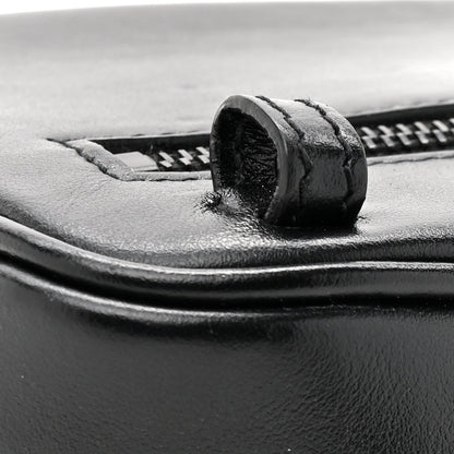 Calfskin Matelasse Monogram Lou Belt Bag Black