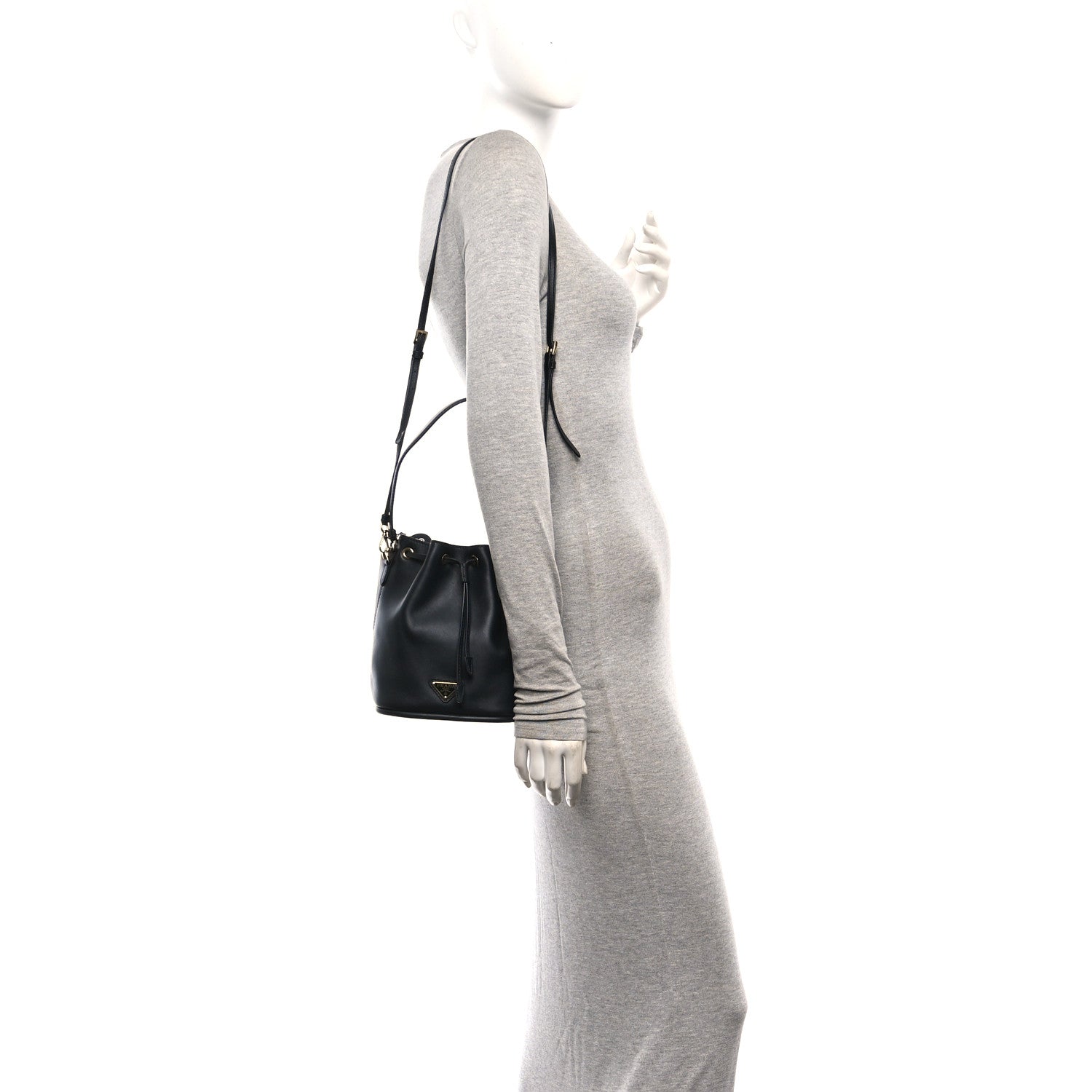 Nappa Mini Re-Edition 1978 Bucket Bag Black