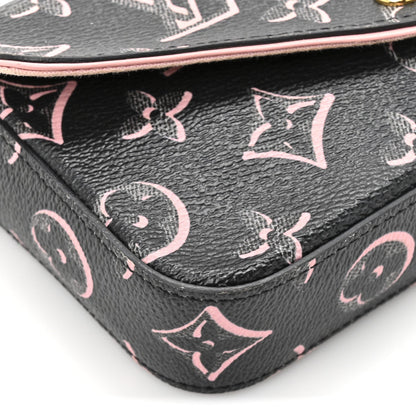 Monogram Fall For You Felicie Strap &amp; Go Black