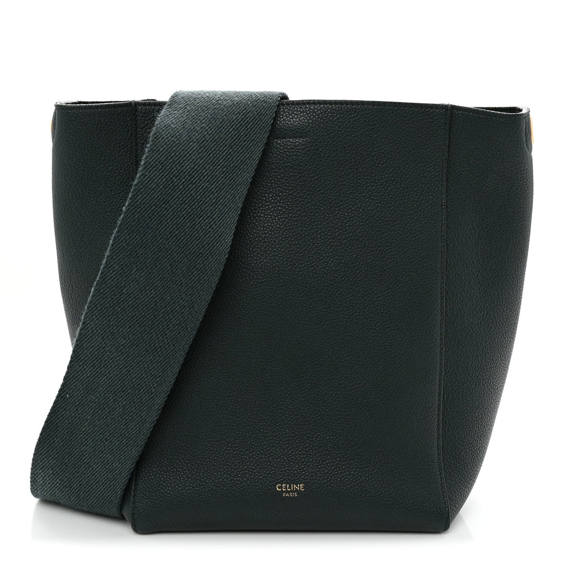 Soft Grained Calfskin Small Sangle Bucket Bag Amazone