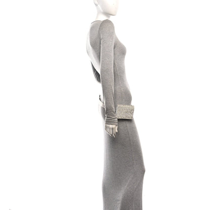Swarovski Crystal Convertible Belt Bag Silver