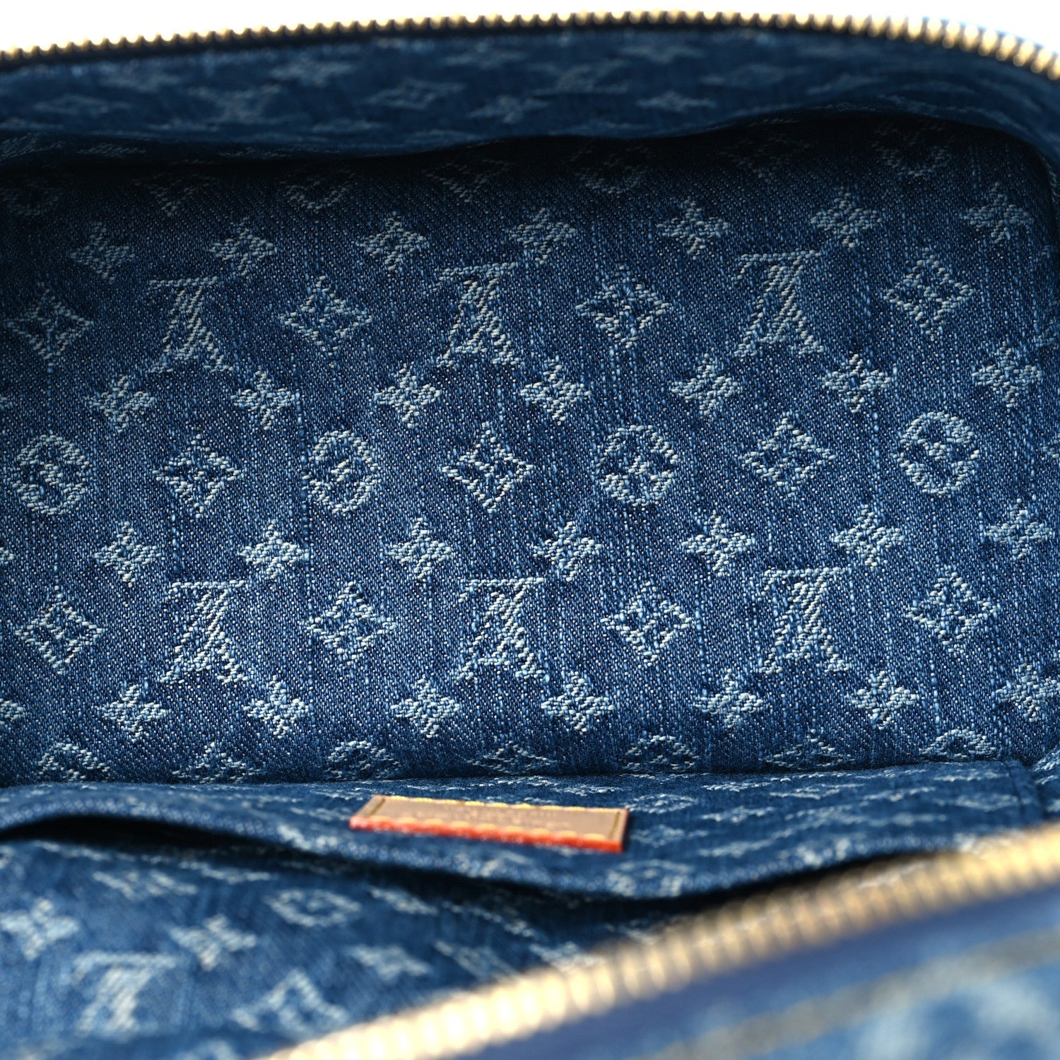 Monogram Denim Nice Mini Blue Blue