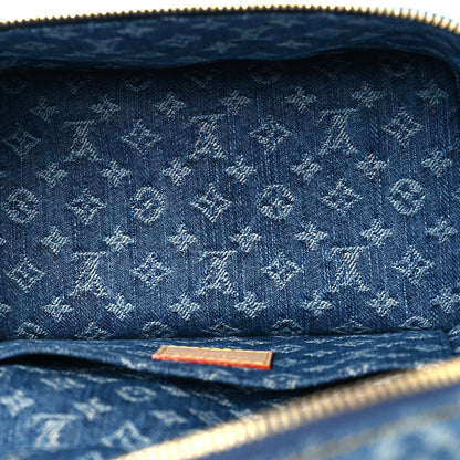 Monogram Denim Nice Mini Blue Blue