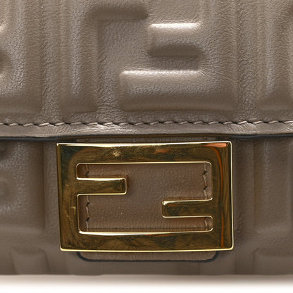 Nappa Matisse FF Embossed Continental Wallet On Chain Tortora