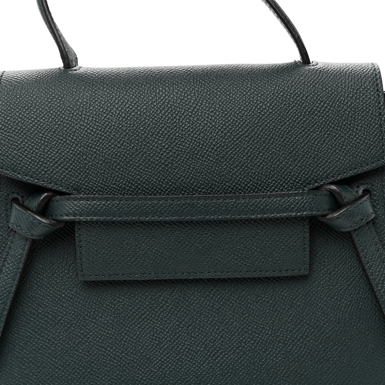 Grained Calfskin Nano Belt Bag Abyss Blue