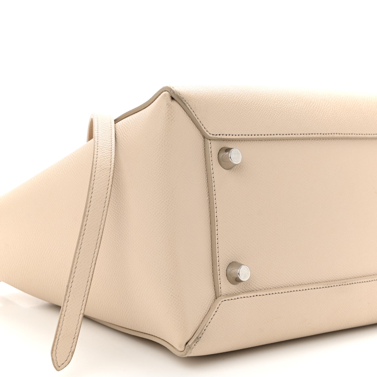 Grained Calfskin Mini Belt Bag Light Taupe