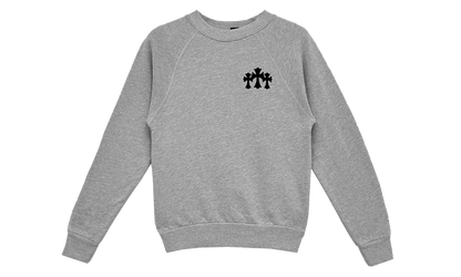 Triple Cross CH Letter Sweatshirt "Grey" CHRM1600