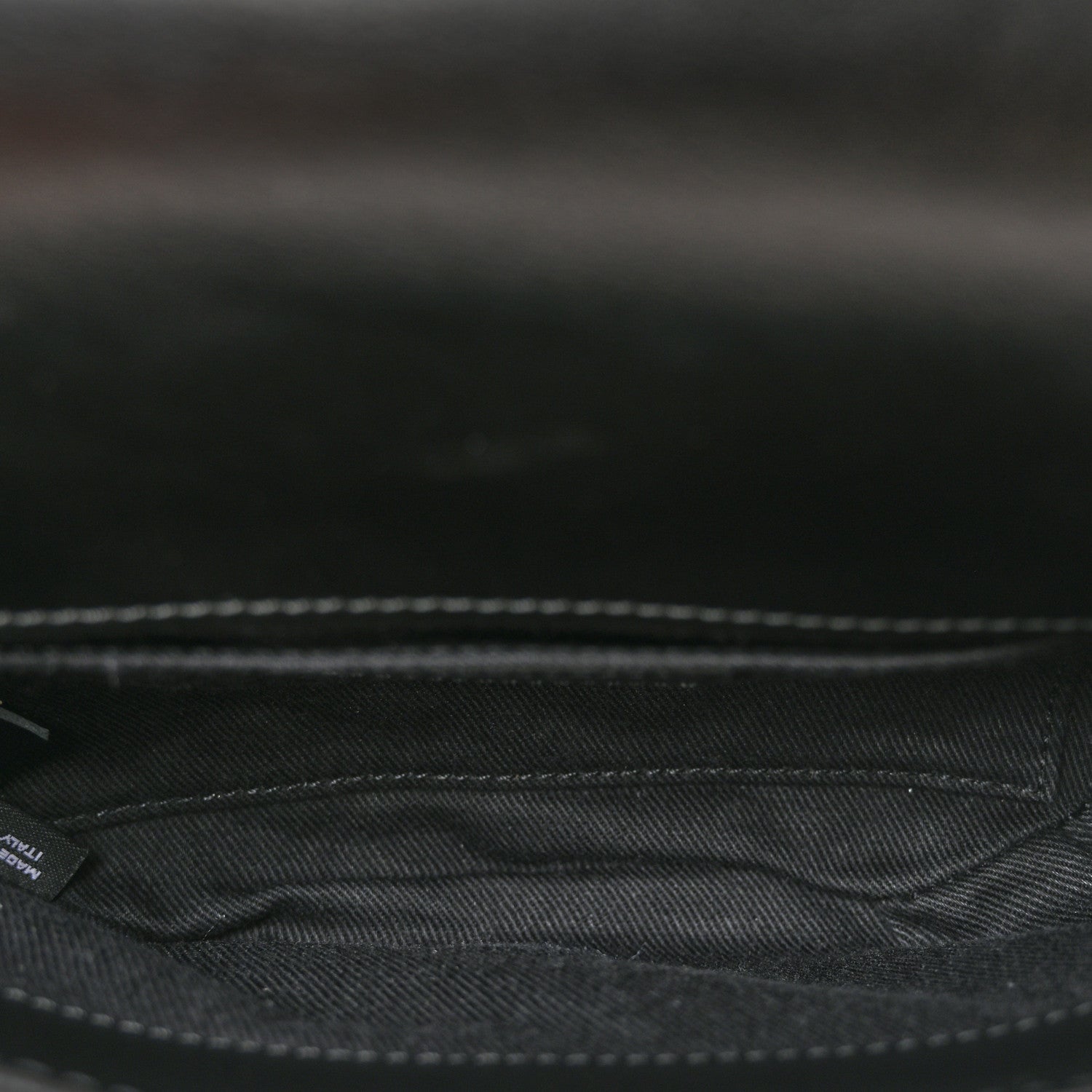 Calfskin Quilted CC Uniform Flap Belt Bag Black