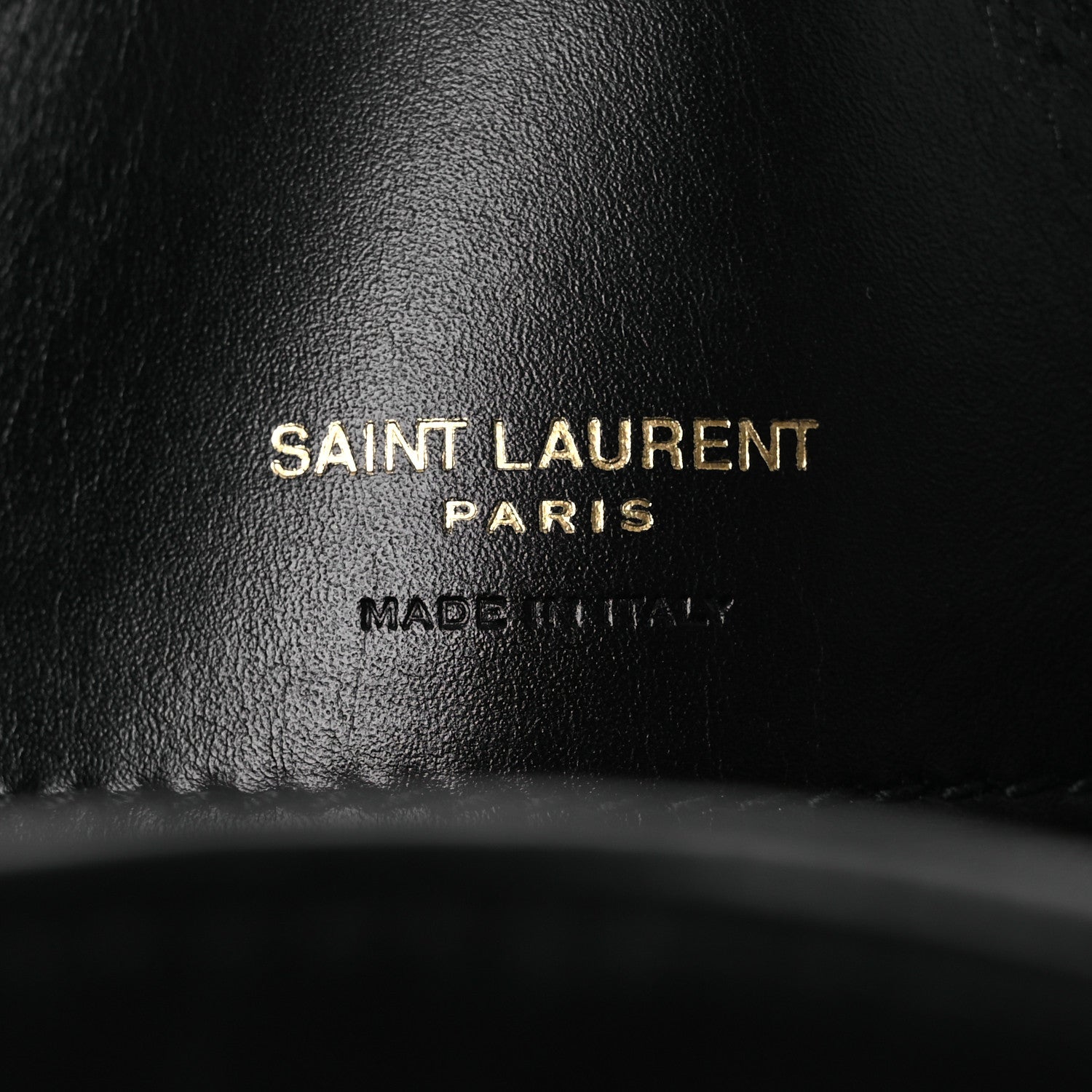 Smooth Shiny Calfskin Monogram Le 37 Small Bucket Bag Black