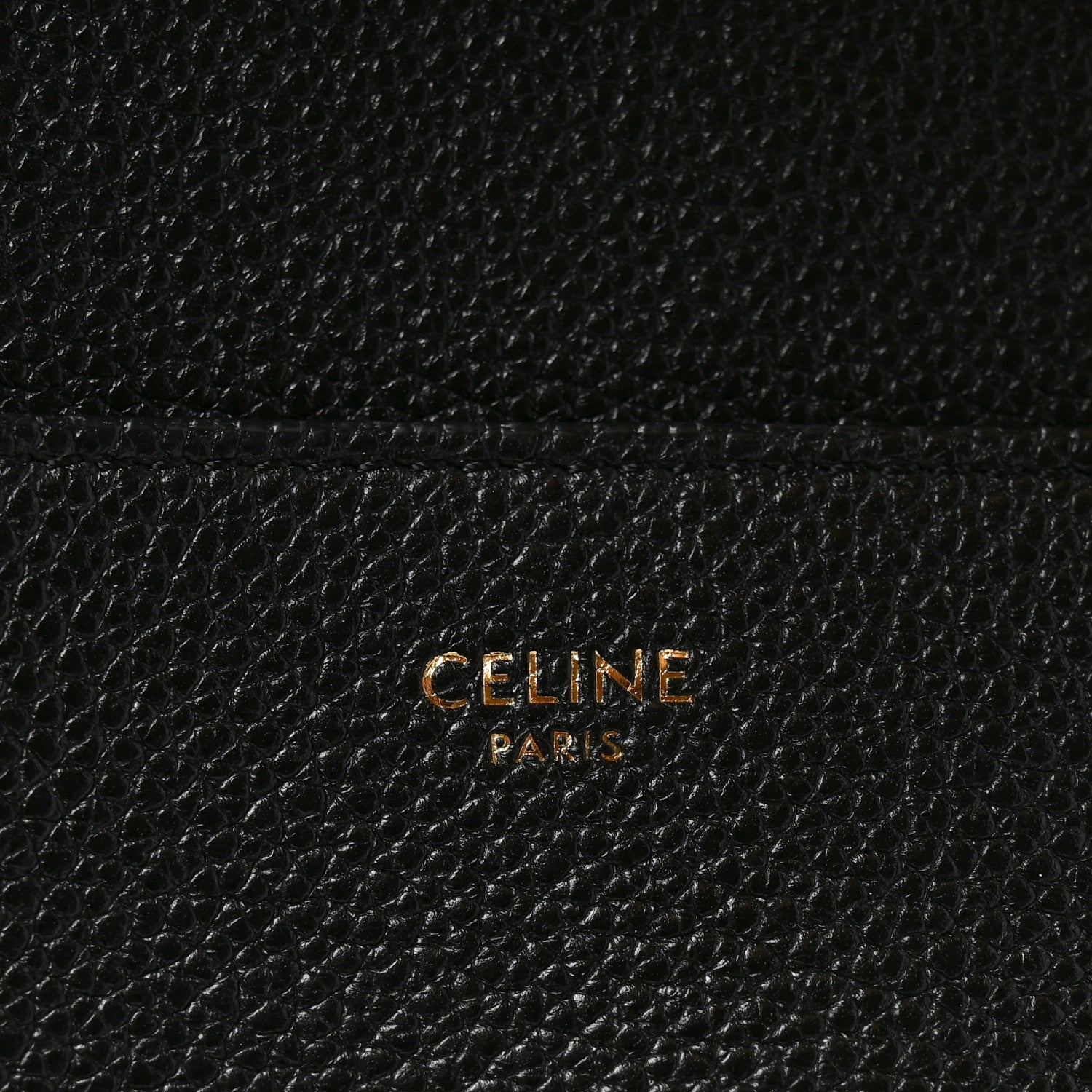 Soft Grained Calfskin Sangle Bucket Bag Black