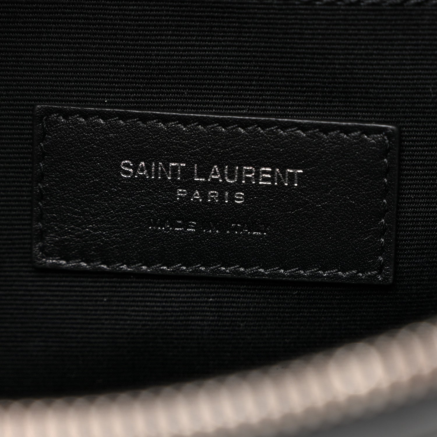 Lambskin Monogram Belt Bag  Black